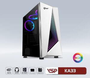 CASE VSP KA33 TRẮNG 3 FAN RGB