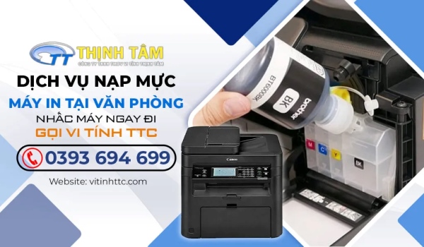 NẠP MỰC MÁY IN CHO DOANH NGHIỆP 3 Dich vu nap muc may in van phong 01 1024x597 1